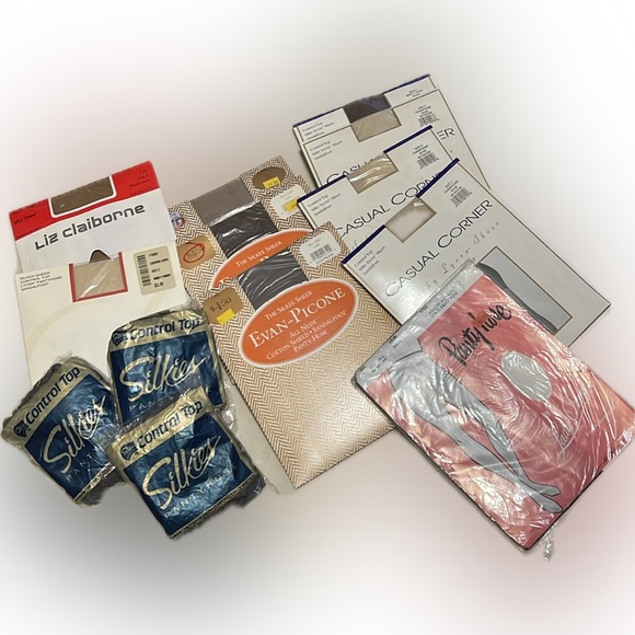 🆕NWT Lot of 13 Hose Nylons Tights Pantyhose | Multiple Colors & Manufacturers - Picture 9 of 12